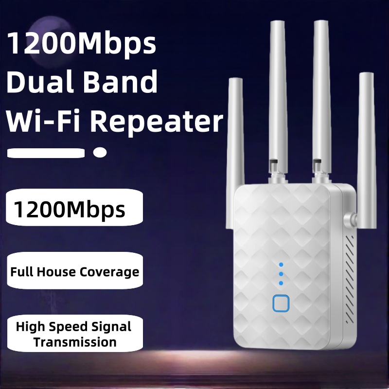 Home Security Network - Ripetitore WiFi Dual Band 1200Mbps 2.4G/5GHz
