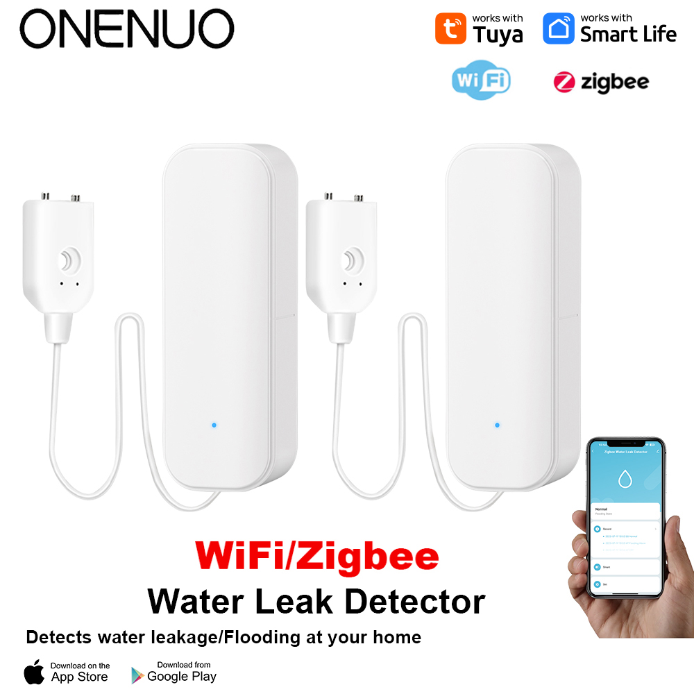 Home Security Monitor - WiFi/Zigbee Sensore Acqua Tuya Allarme Perdite