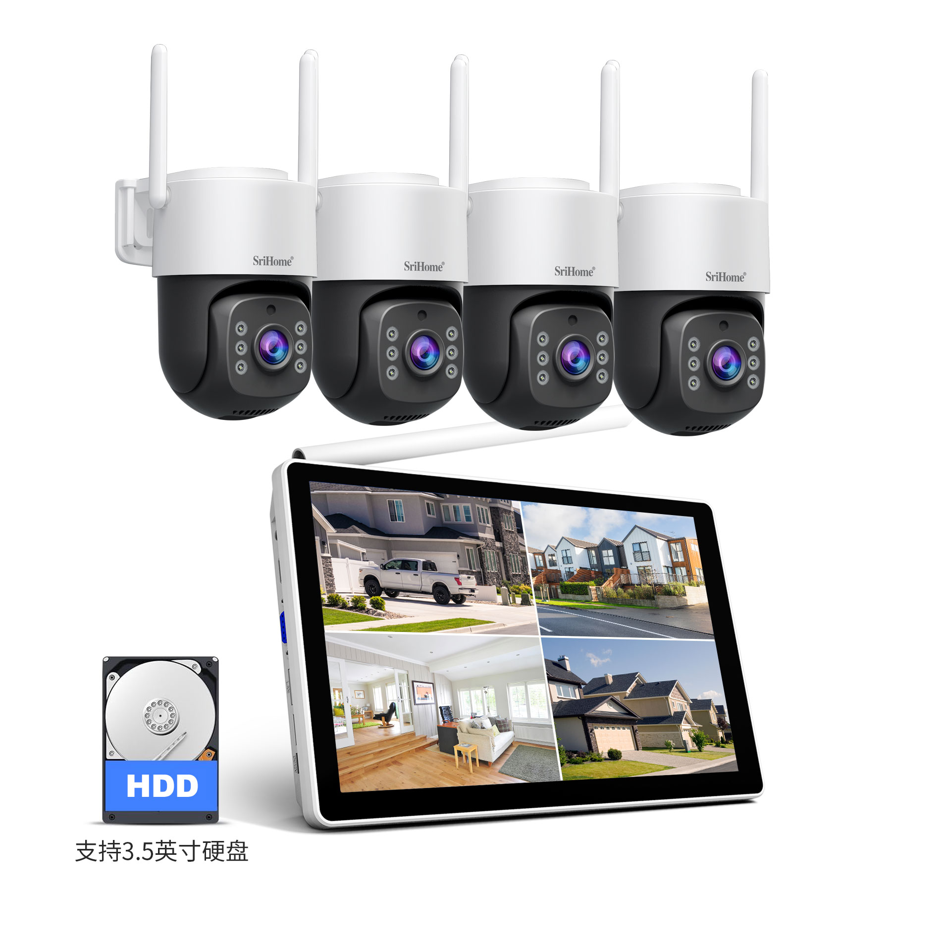 Home Security Land - Srihome NVS012-IPC056 Telecamera IP 5MP con