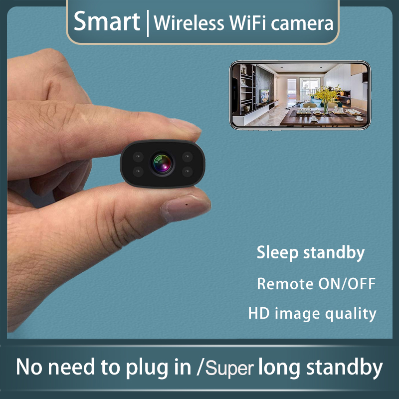 Home Security Premium - Mini Telecamera di Sicurezza WiFi Wireless
