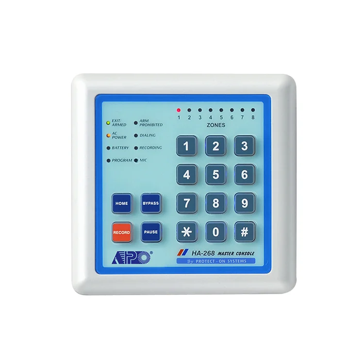 Home Security Zones - Pannello di Controllo Allarme Domestico a