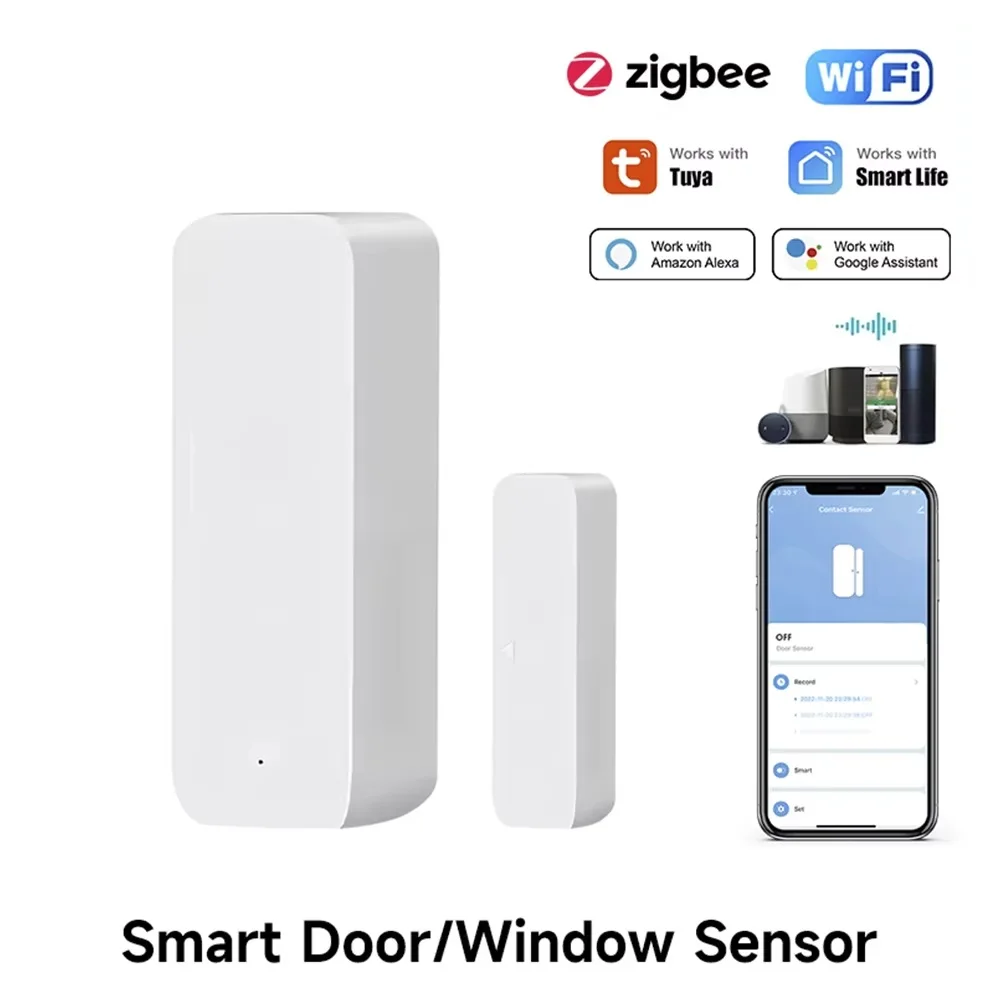 Window Alarm Sensor - Tuya Zigbee/WiFi Sensore magnetico per porte