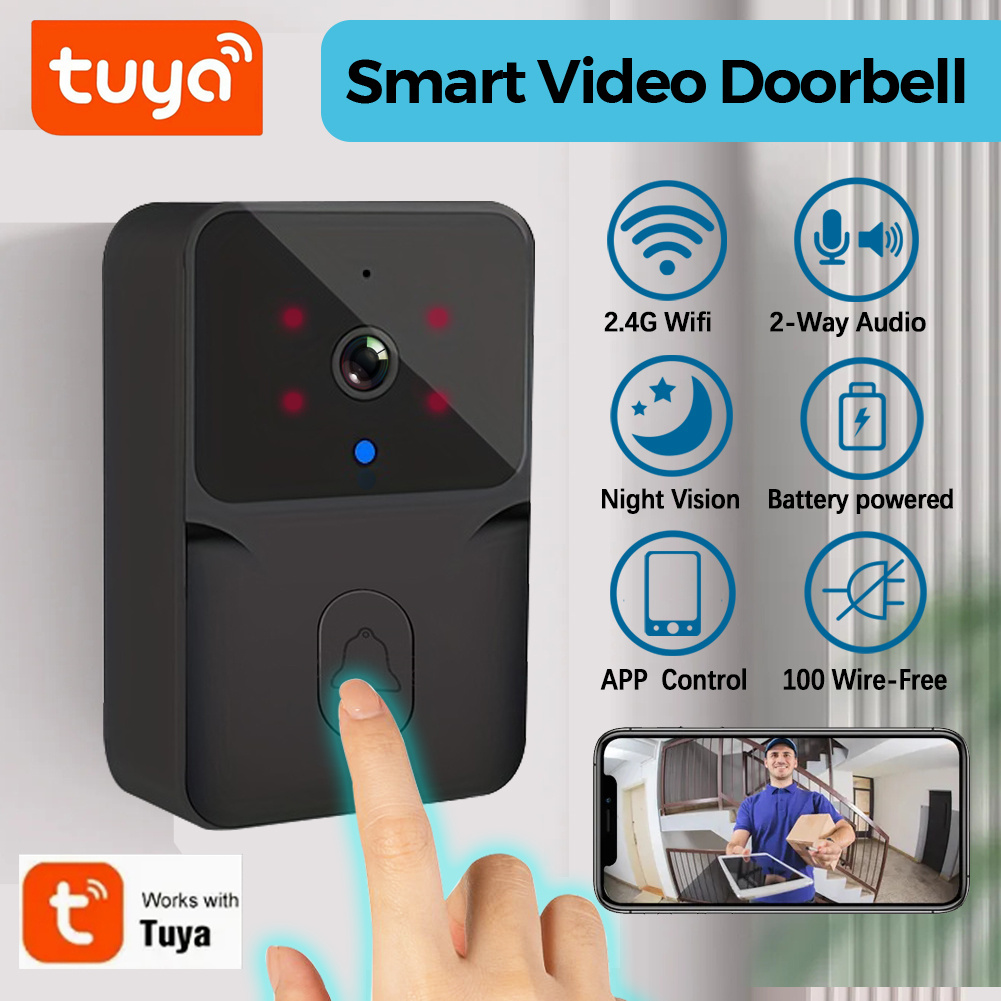 Home Security Premium - Campanello Video Smart Wireless Tuya, Telecamera