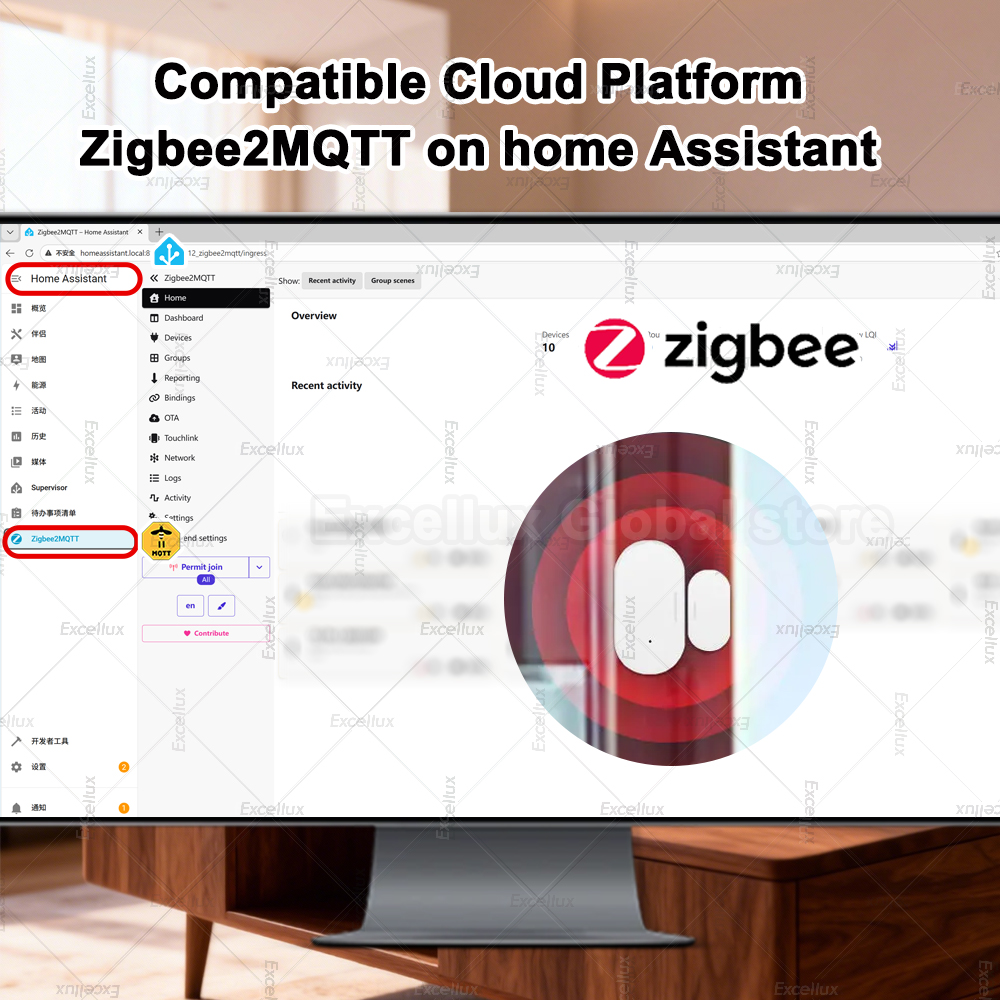 Zigbee 3.0 Sensore per porte e - Home Security Doors recensione e prezzo