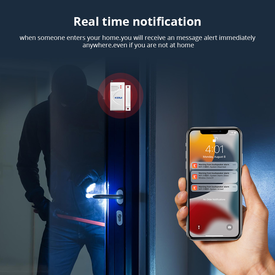 KERUI Tuya Smart WIFI Kit sist - Home Security Zones recensione e prezzo