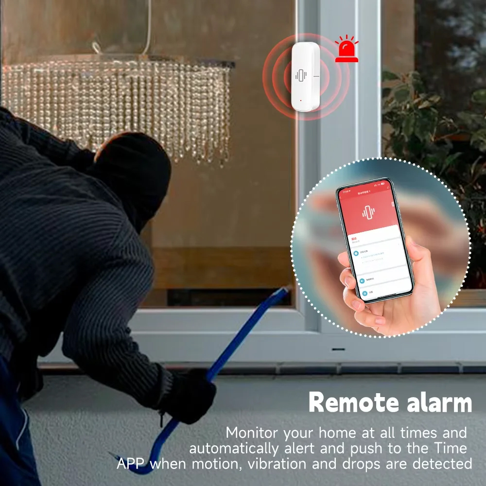Smart ZigBee Sensore di Vibraz - Home Security Monitor recensione e prezzo