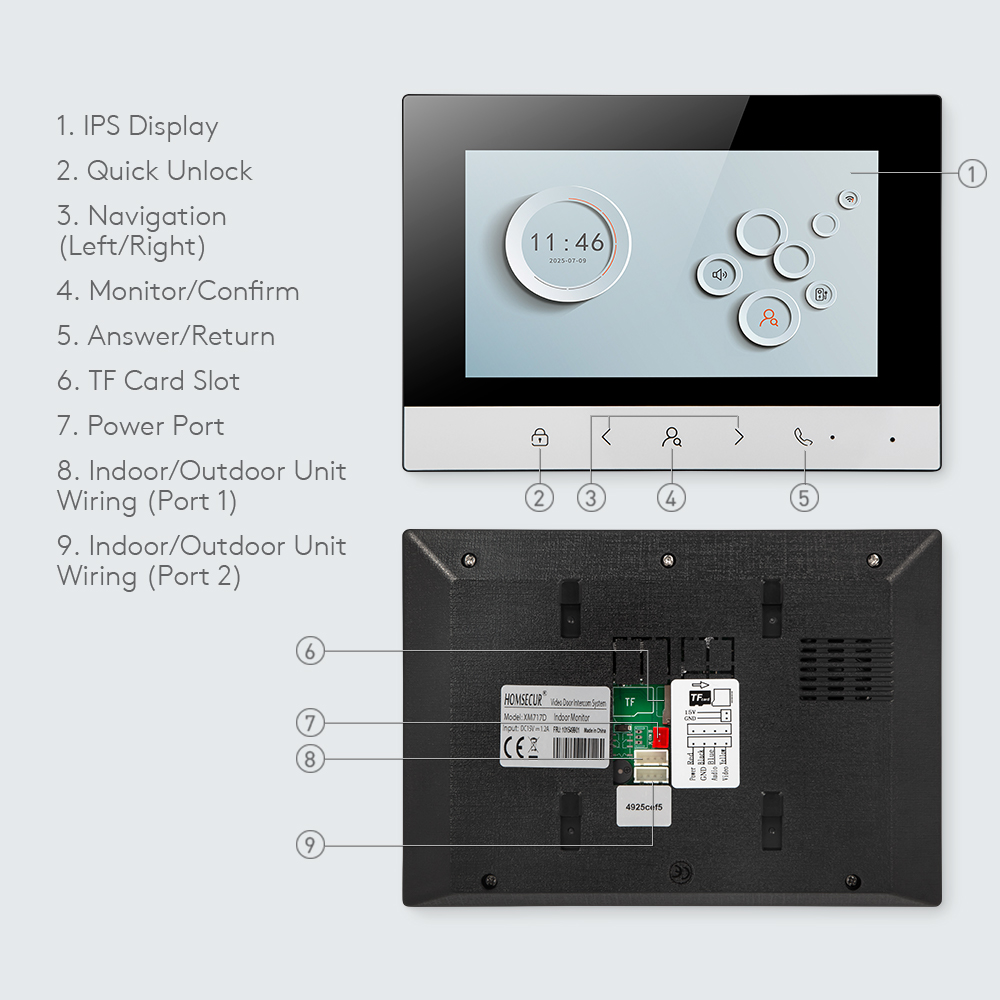 Monitor Interno WIFI Tuya Smar - Home Security Monitor recensione e prezzo
