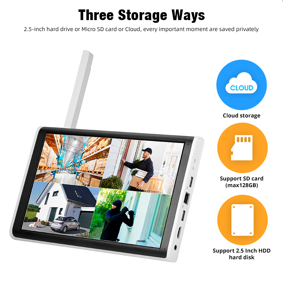 KERUI 2K 3K 4MP 8CH NVR WIFI O - Home Security Monitor recensione e prezzo