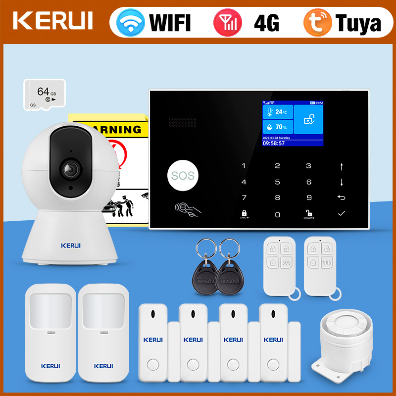 KERUI Sistema di Allarme 4G co - Home Security Zones recensione e prezzo