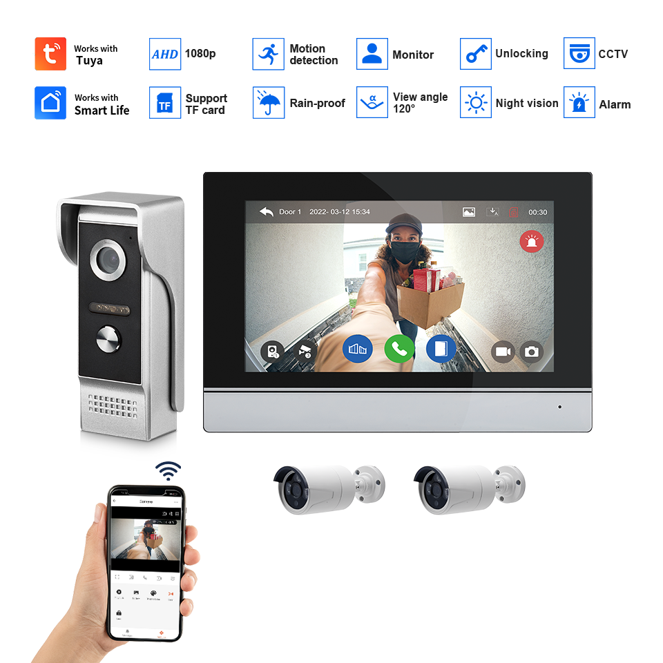 Schermo IPS da 7 pollici 2MP T - Home Security Land recensione e prezzo